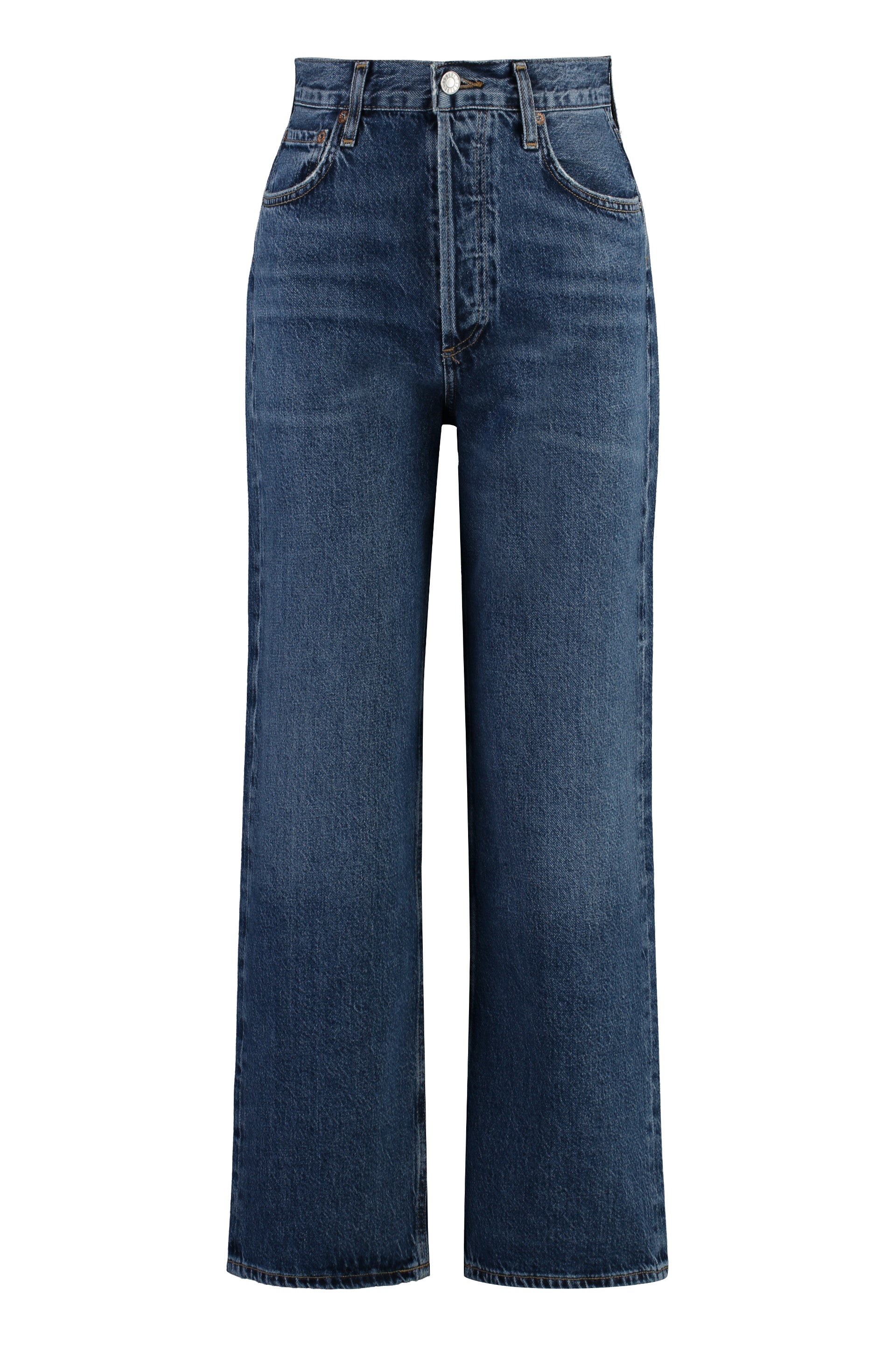 AGOLDE 5-Pocket Straight-Leg Jeans for Women