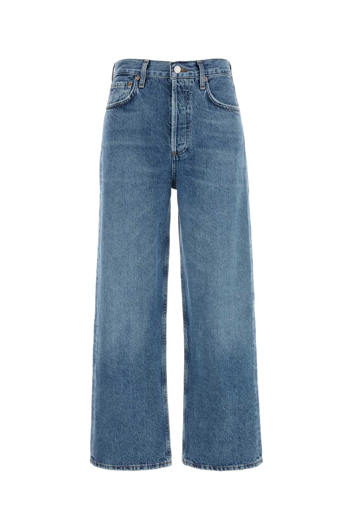 AGOLDE High Rise Wide Leg Jeans