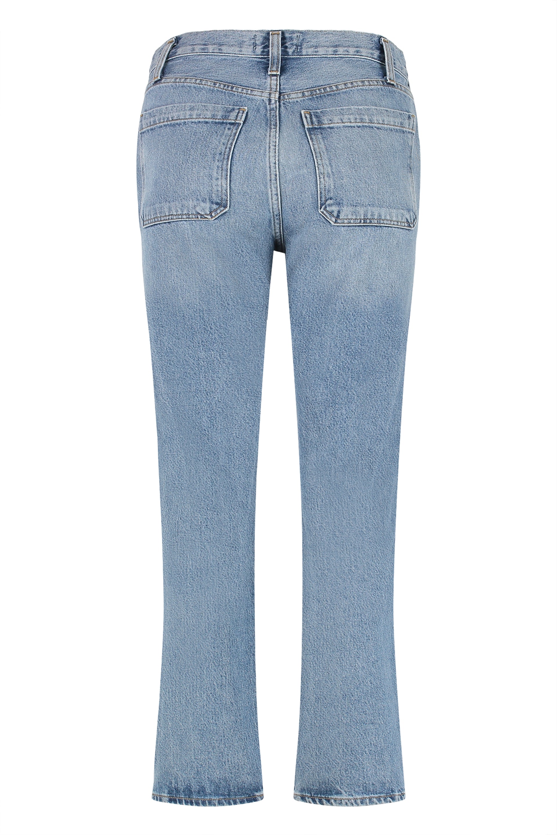 AGOLDE High-Rise Straight Leg Jeans
