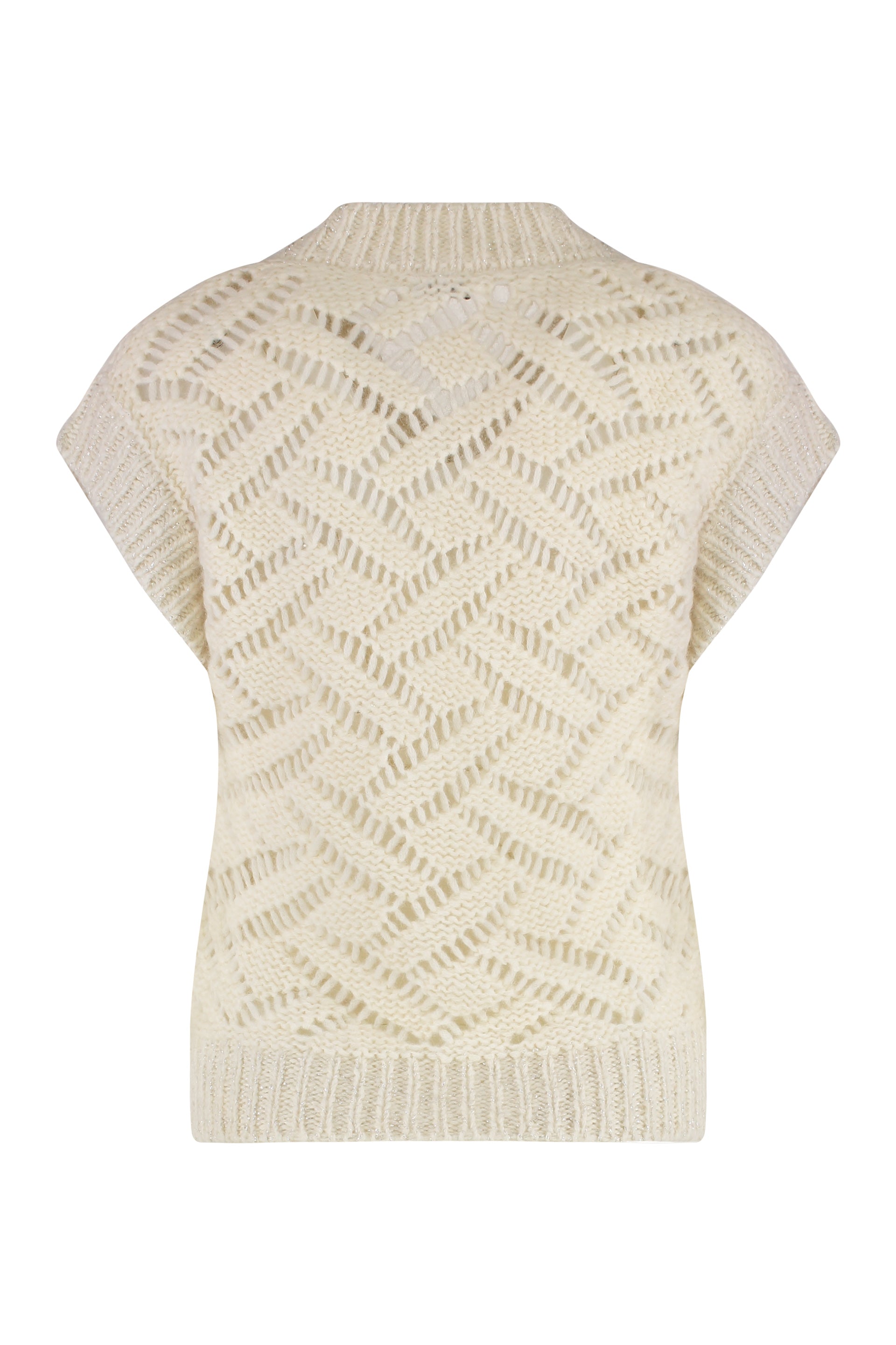 PESERICO Short-Sleeved Pullover Sweater