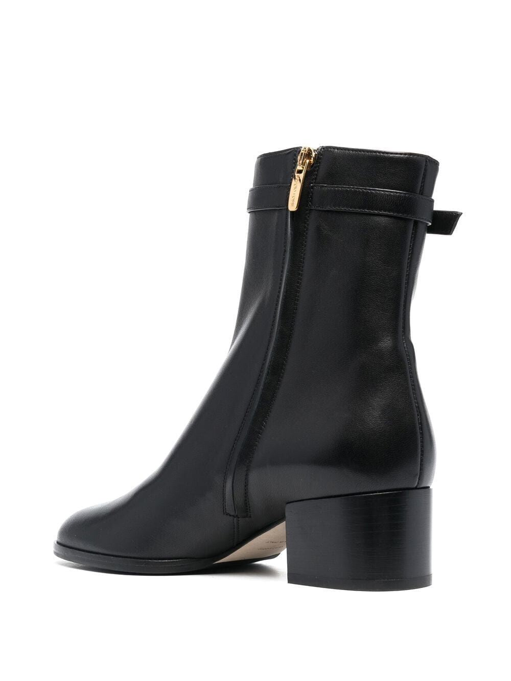 SERGIO ROSSI Stylish Buckled Ankle Boots 60MM