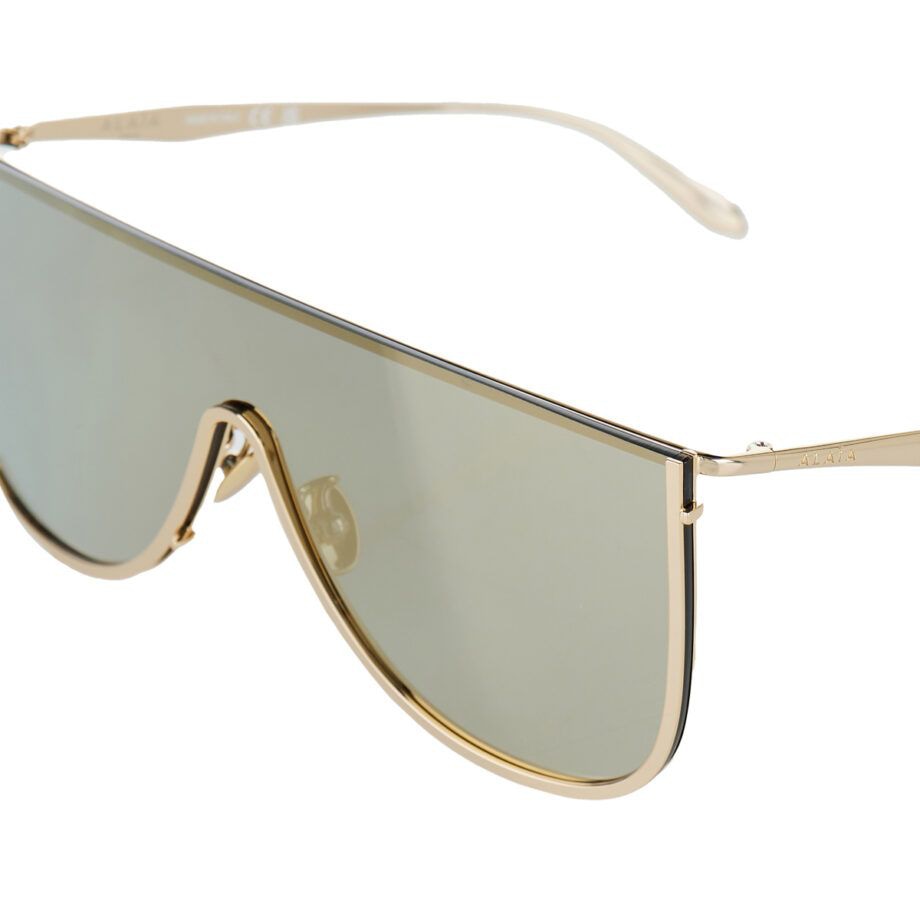 ALAIA Rectangular Metal Sunglasses