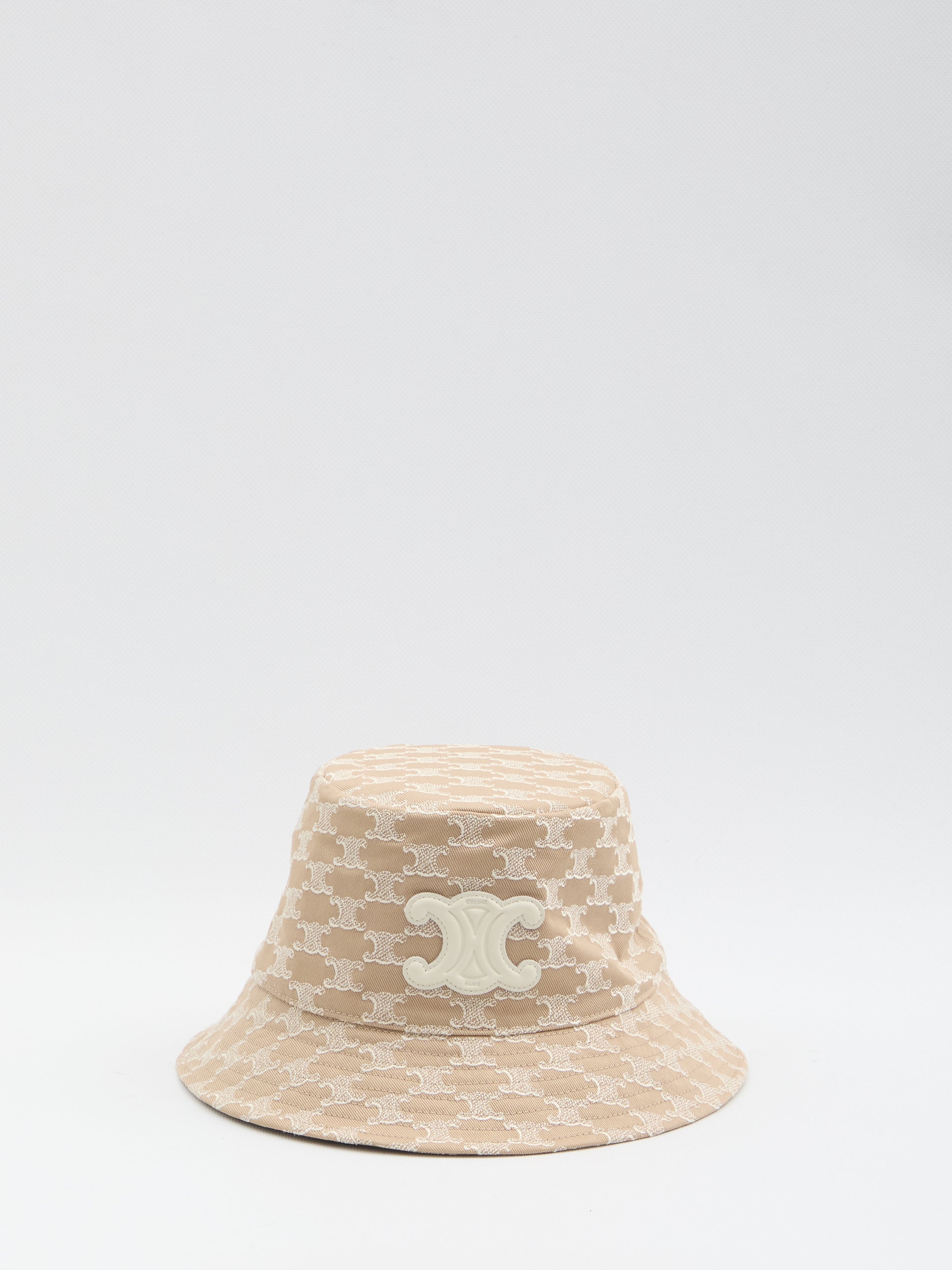 CELINE Triomphe Pattern Bucket Hat - Women's