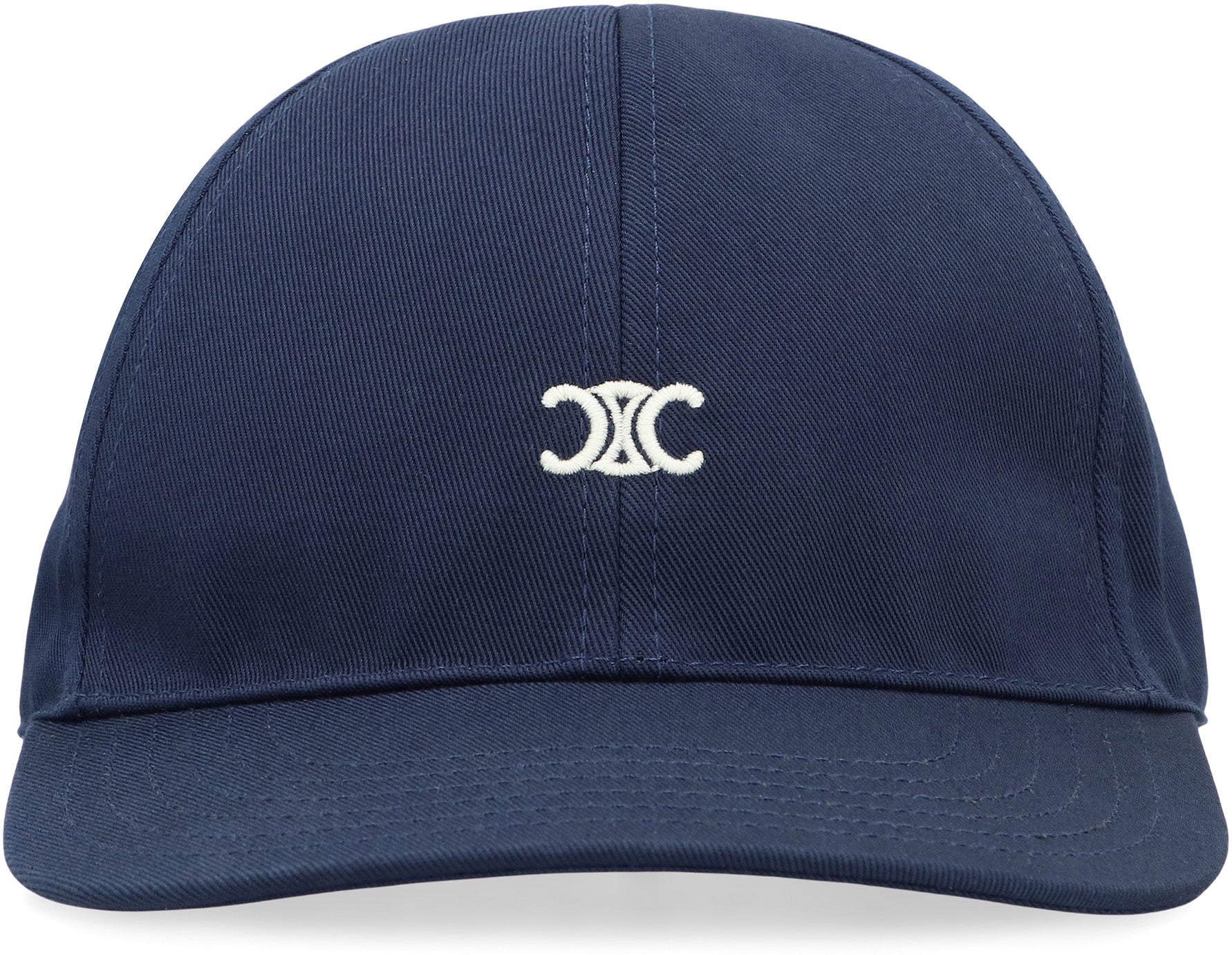 CELINE Triomphe Cotton Mini Hat for Women