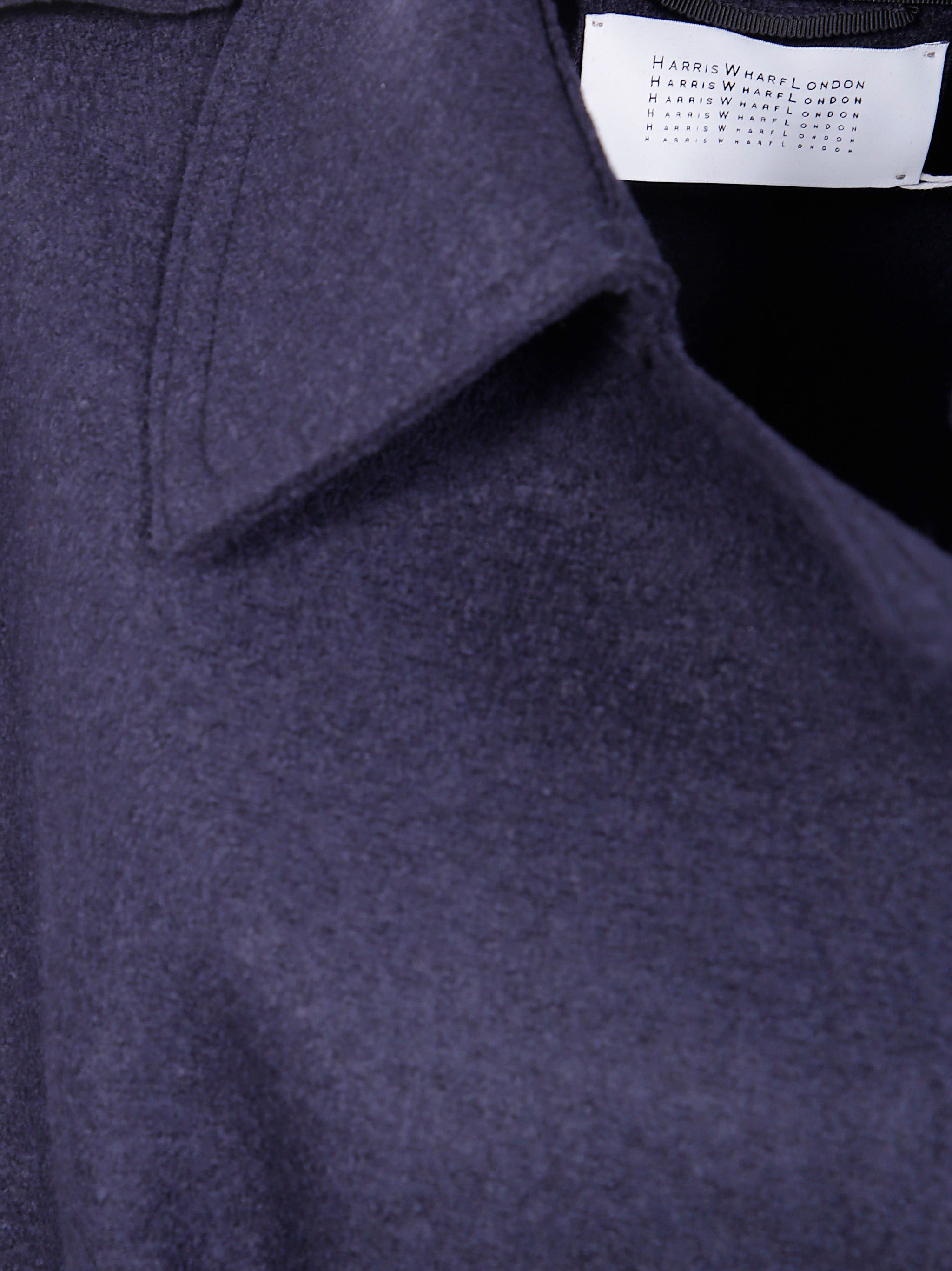 HARRIS WHARF LONDON Women's Long Double-Stitched Trench Coat