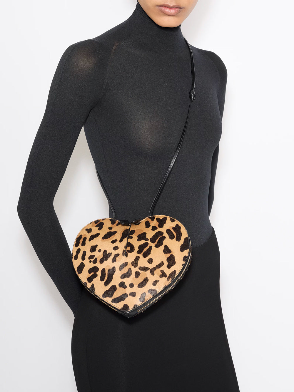 ALAIA Mini Handbag in Leopard Haircalf