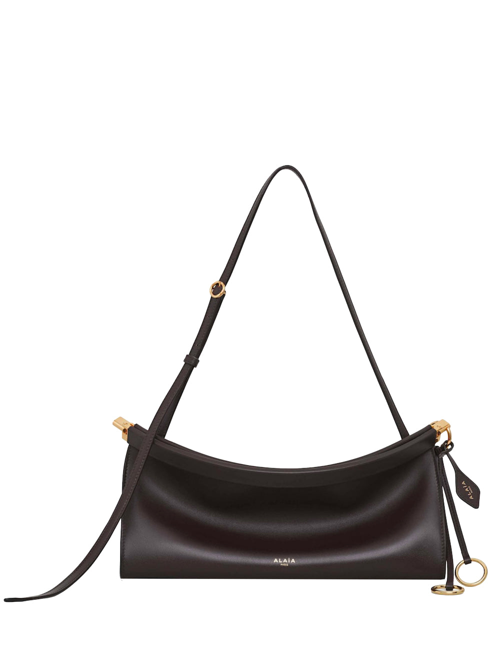 ALAIA Medium East-West Leather Handbag