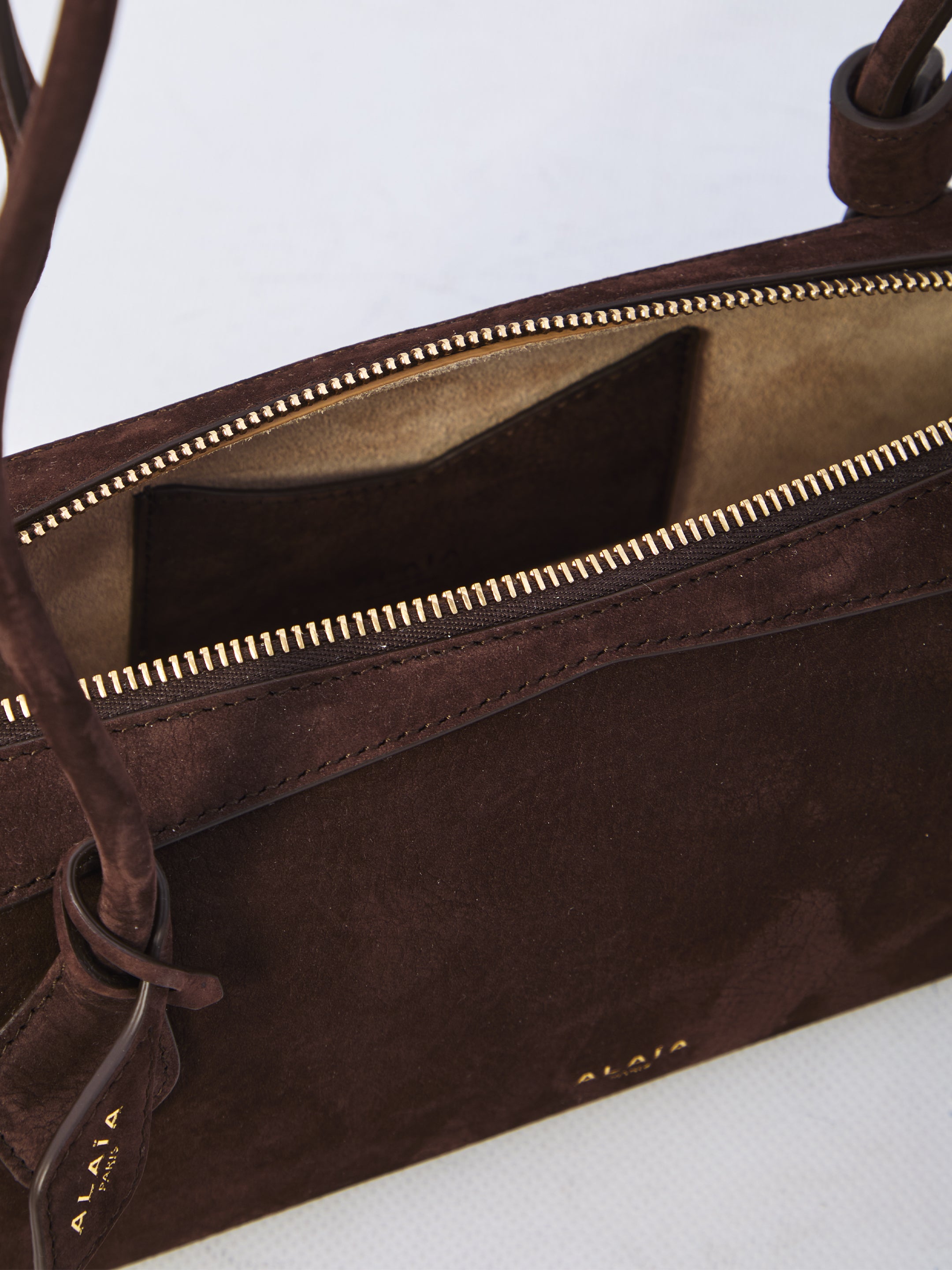 ALAIA Medium Nubuck Handbag