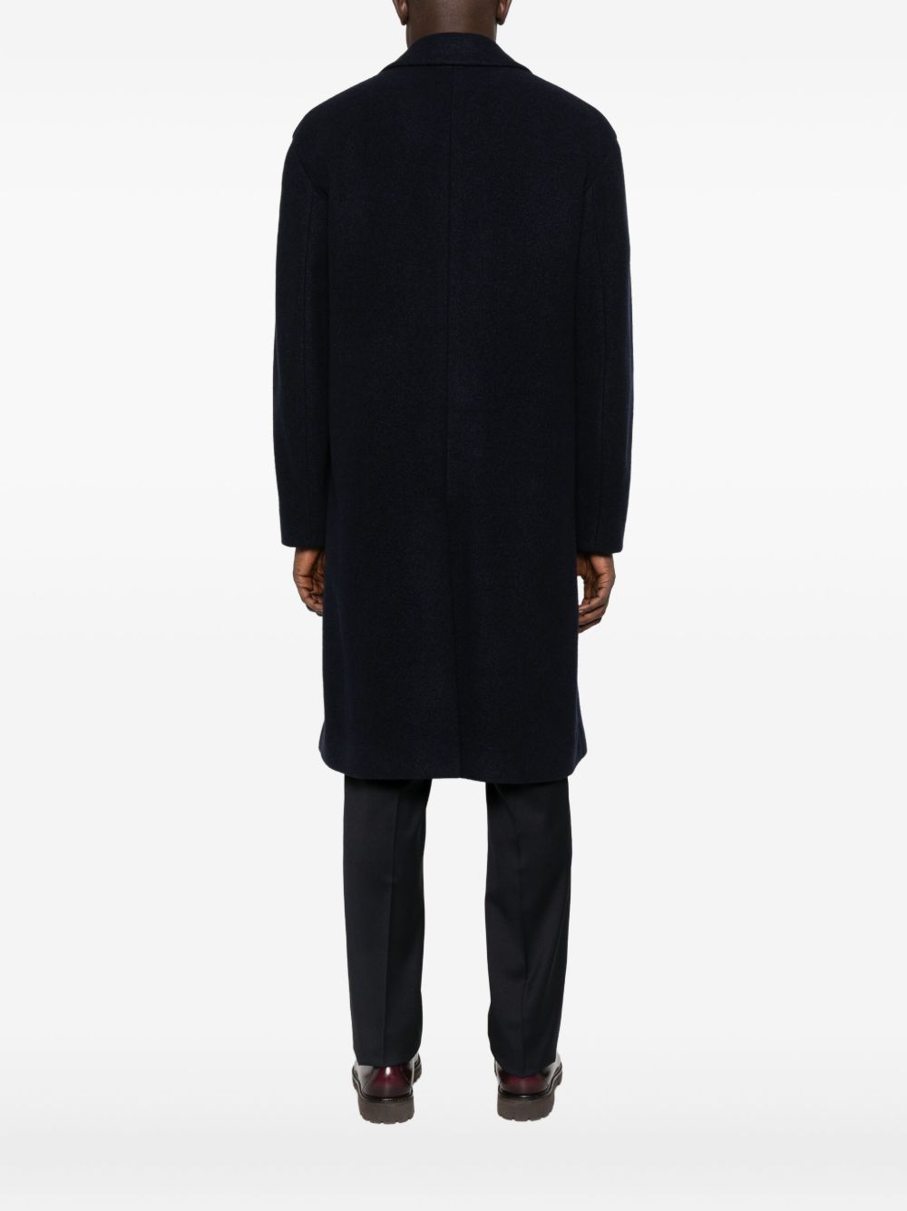 LARDINI Wool and Silk Single-Breasted Jacket