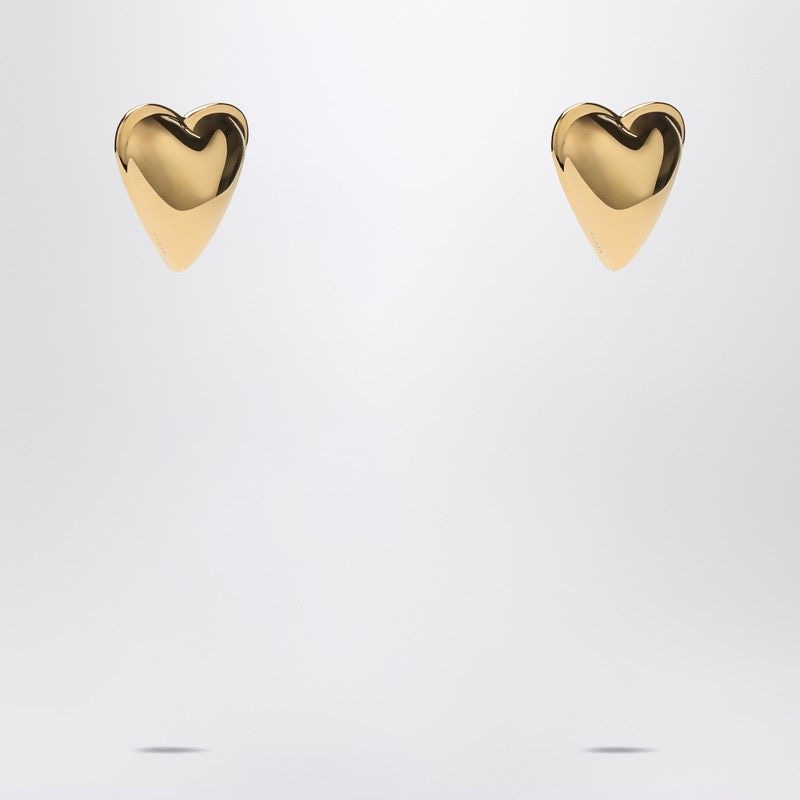 ALAIA Heart Shaped Bombé Earrings