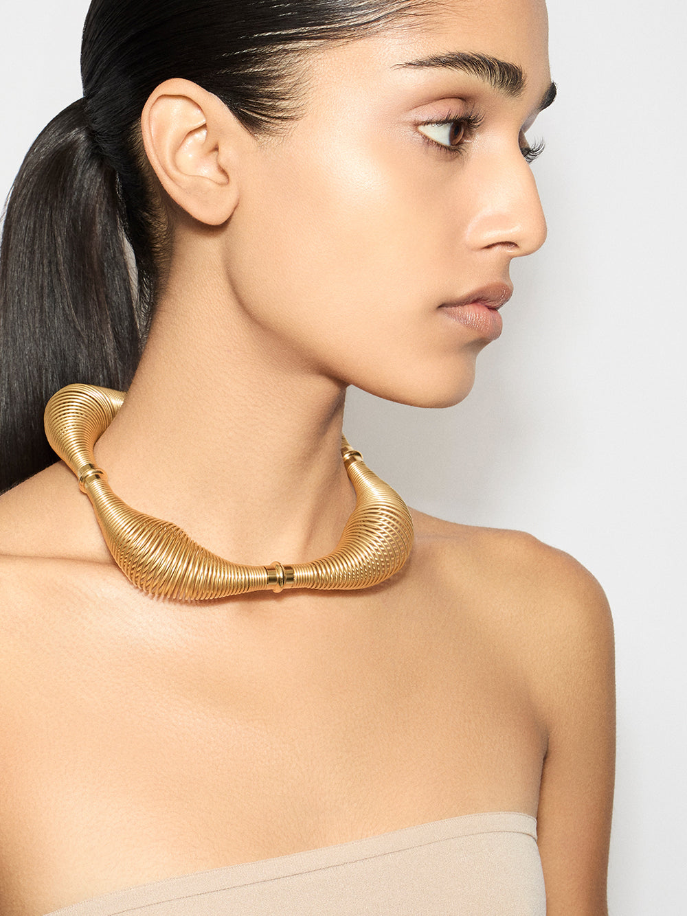 ALAIA Spiral Necklace for Women - FW25