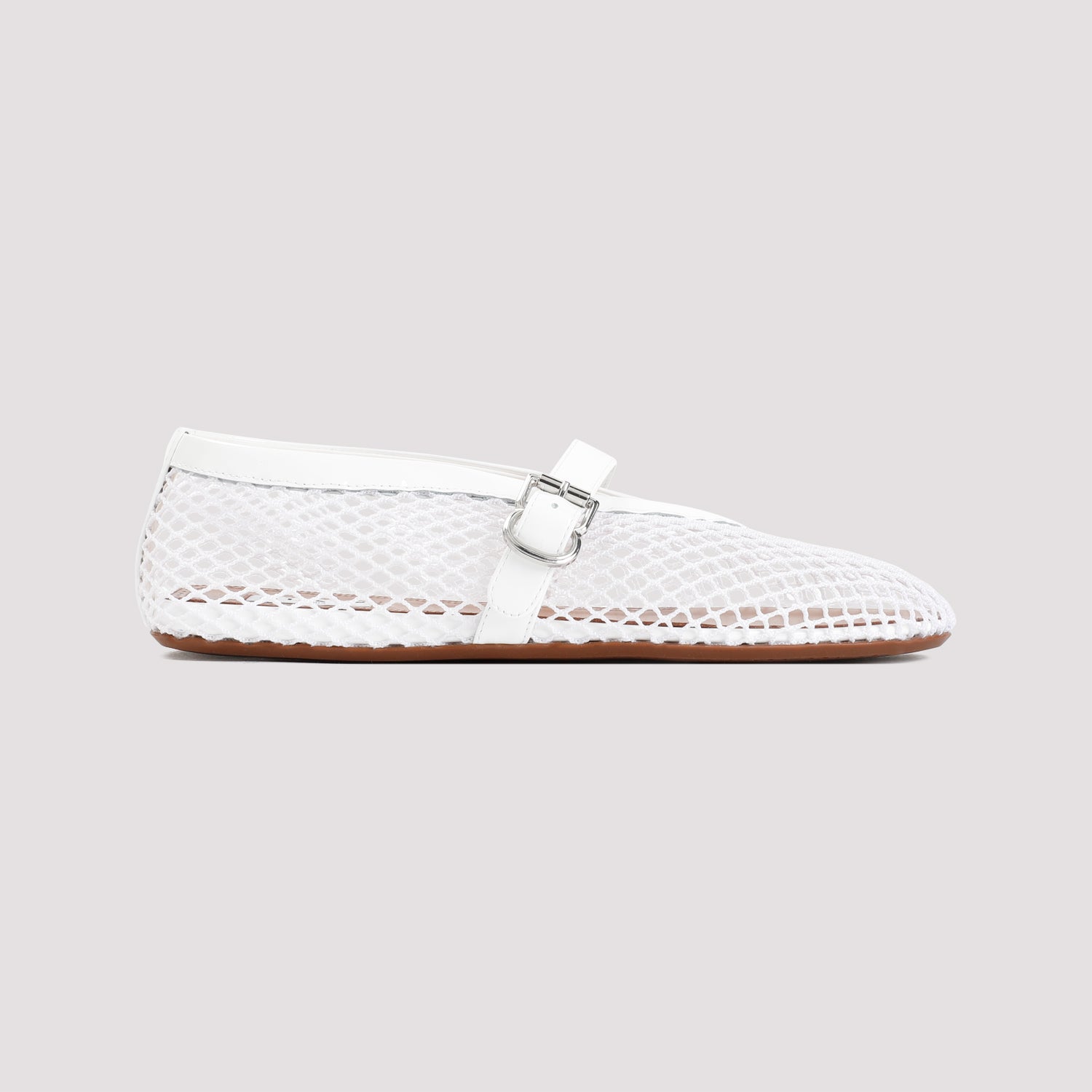 ALAIA Fishnet Ballerina Flats for Women