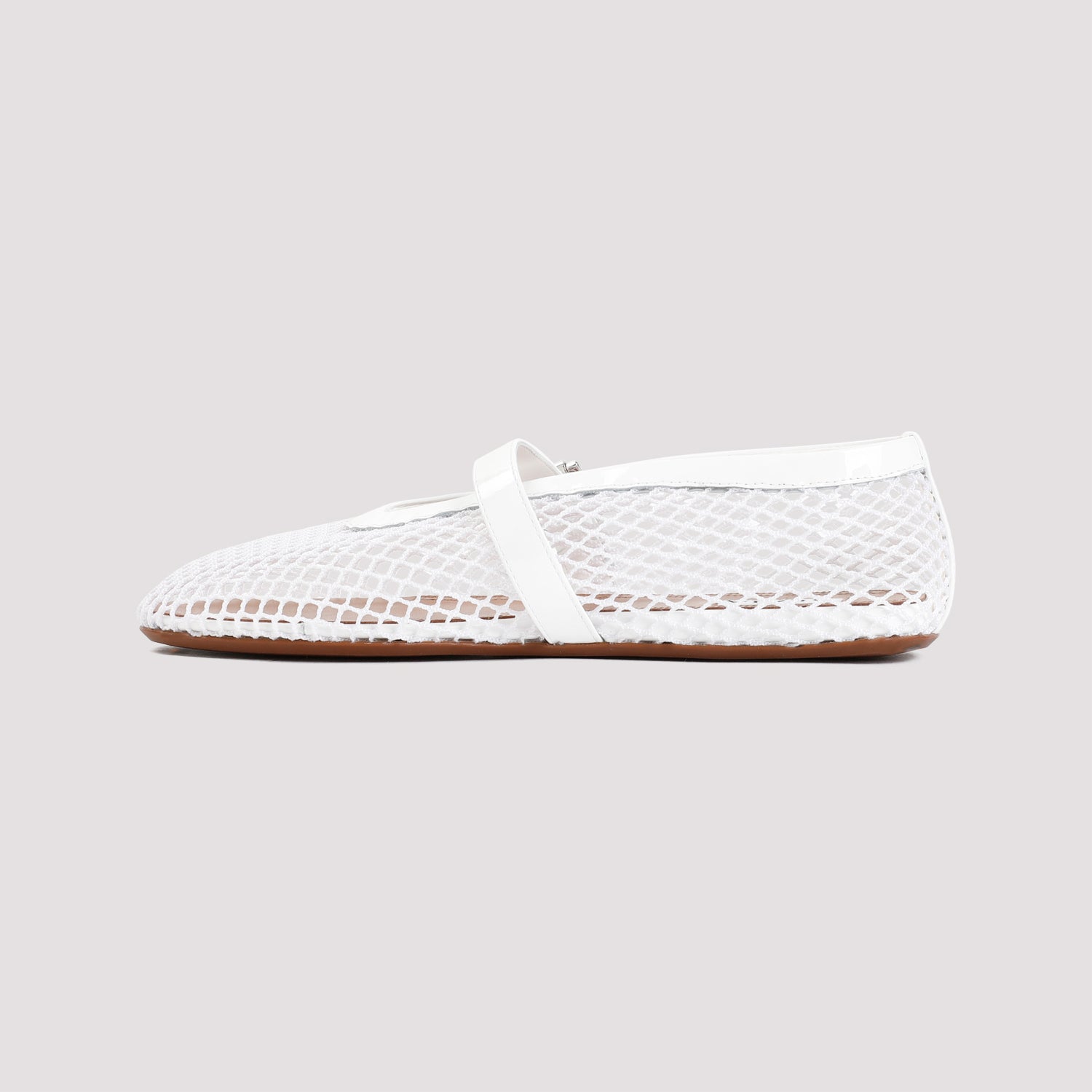 ALAIA Fishnet Ballerina Flats for Women