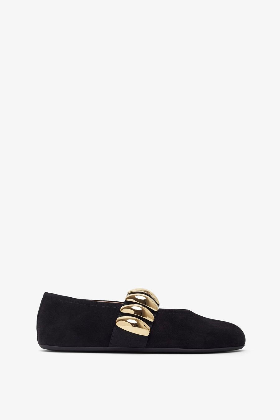ALAIA Elegant Lambskin Ballet Flats