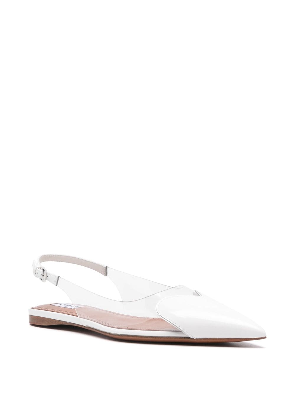 ALAIA Translucent Flat Slingback Shoes for Women