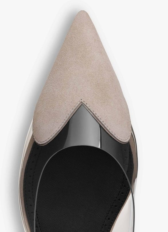 ALAIA Sleek Flat Slingback Ballerina Shoes