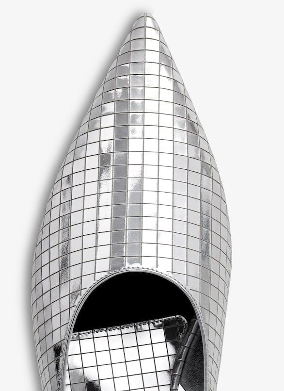 ALAIA Art Deco Flat Slingback Shoes - Women