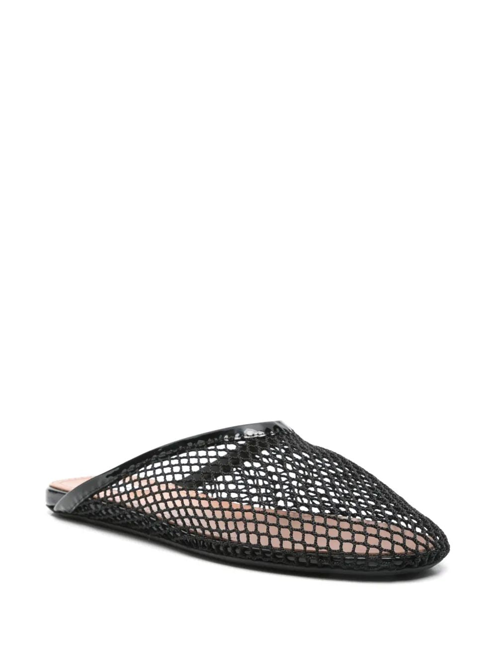 ALAIA Fishnet Flat Sandals