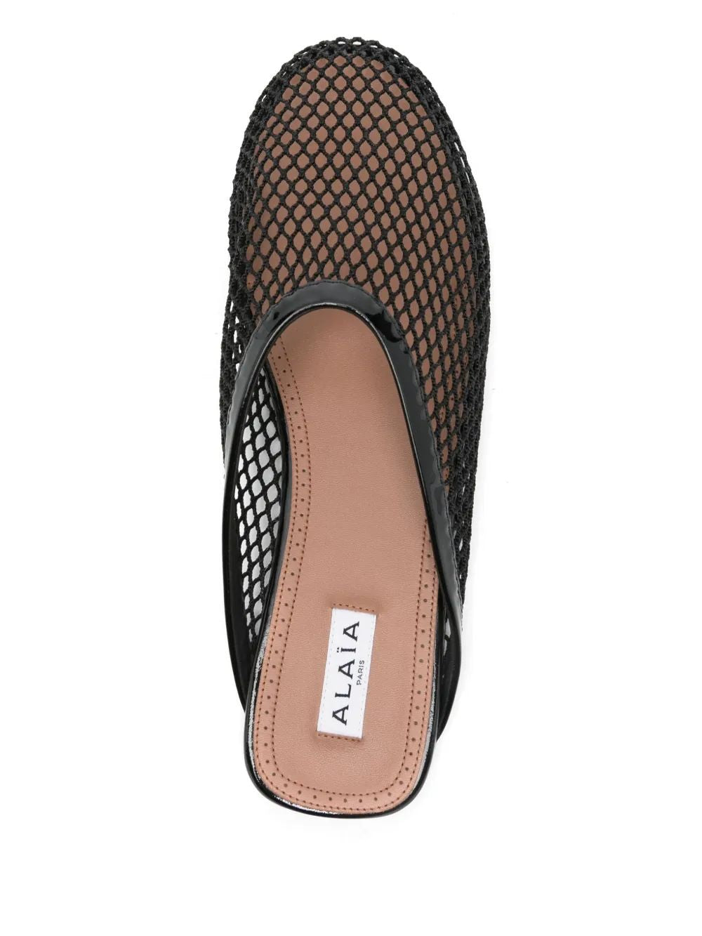 ALAIA Fishnet Flat Sandals