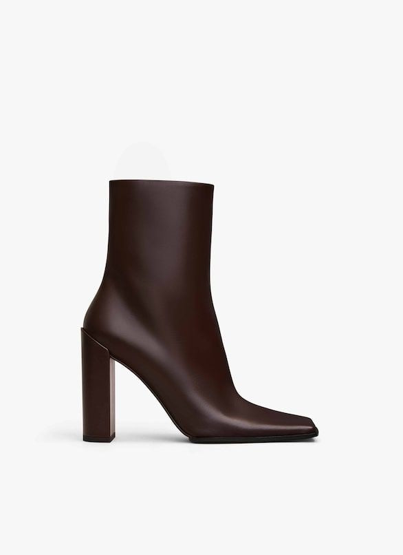 ALAIA Square Ankle Boots with 9 cm Heel