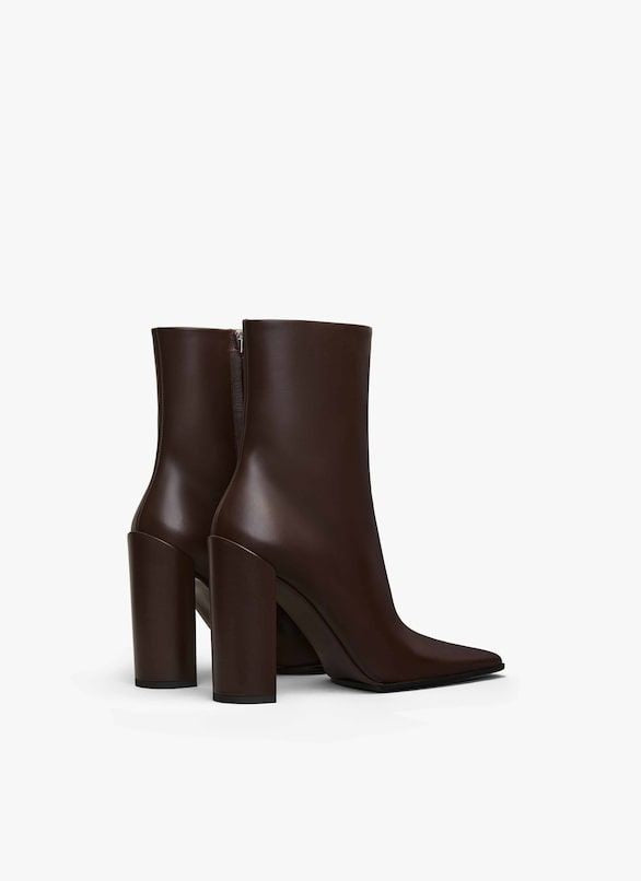 ALAIA Square Ankle Boots with 9 cm Heel