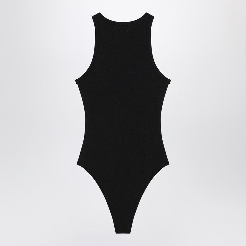ALAIA Sleeveless Ribbed Bodysuit