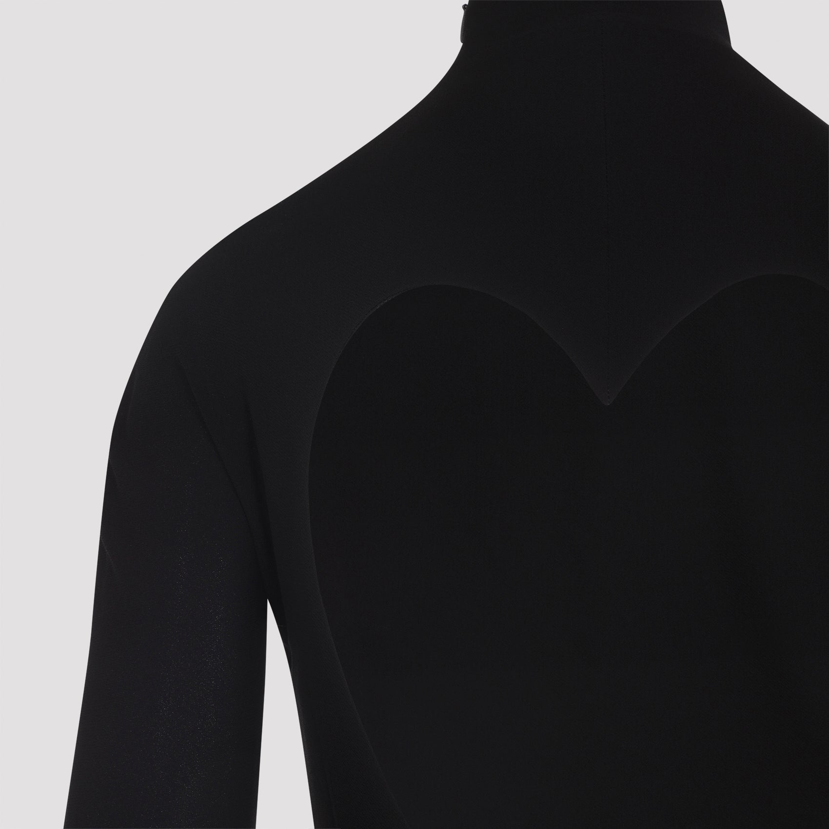 ALAIA Fluid T-Shirt Bodysuit with Heart Cut-Out - Size 38