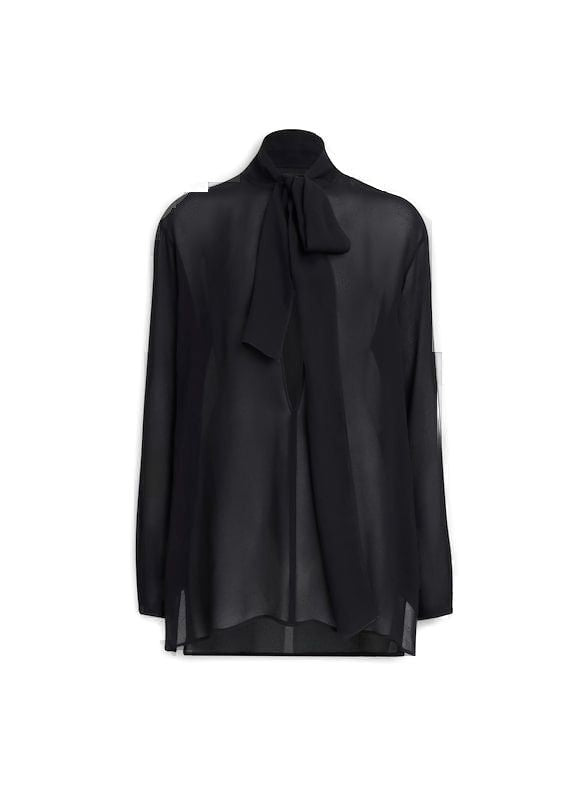 ALAIA Elegant Scarf Blouse for Women