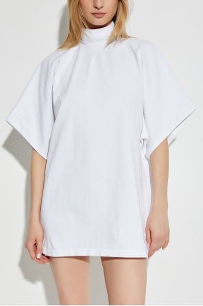 ALAIA Women's High Neck Mini Tunic Top