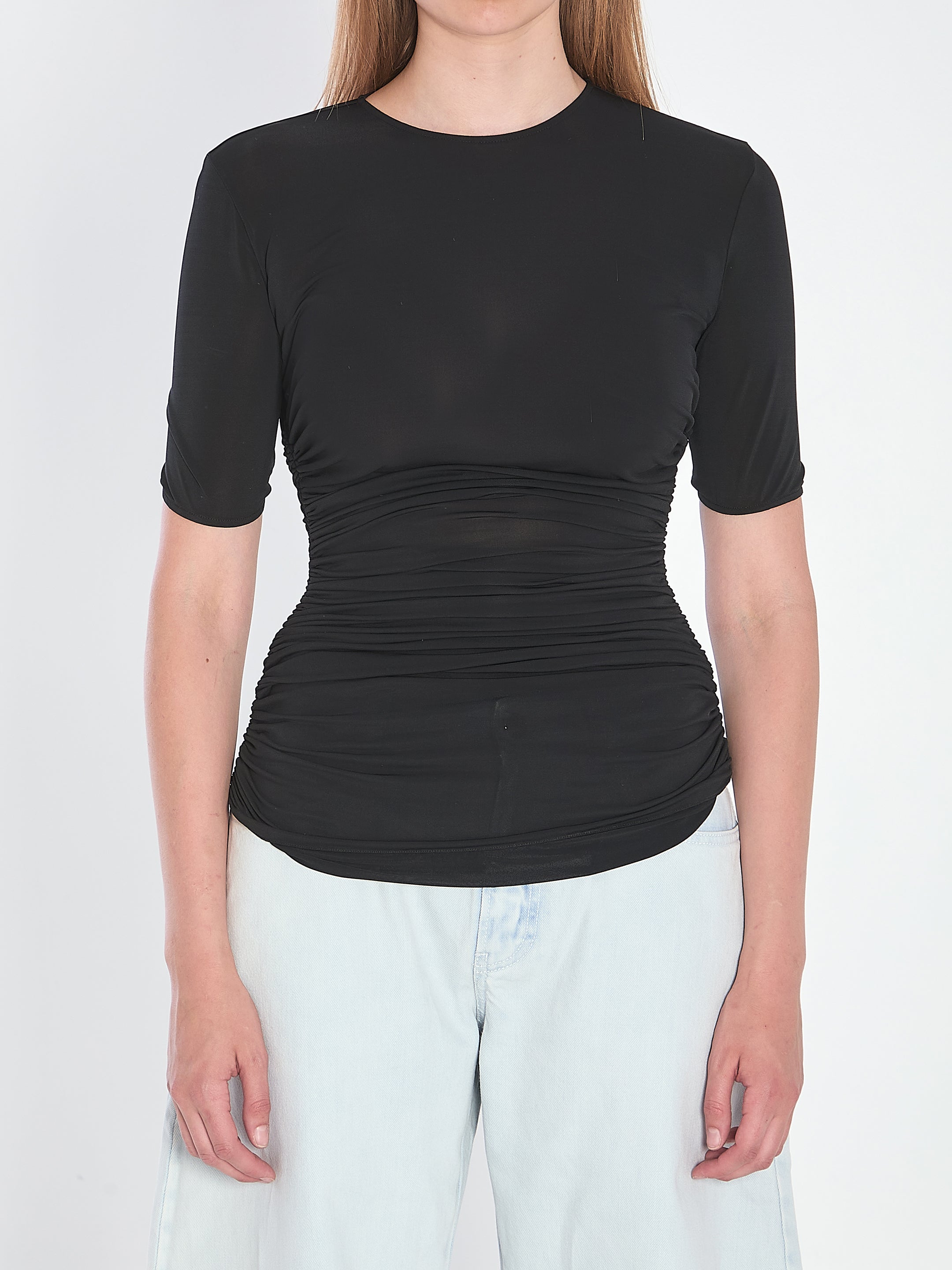 ALAIA Pleats T-Shirt for Women