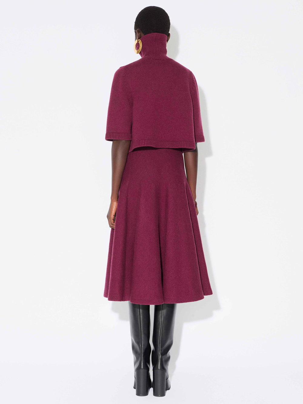 ALAIA Cashmere Blend Mini Skirt for Women