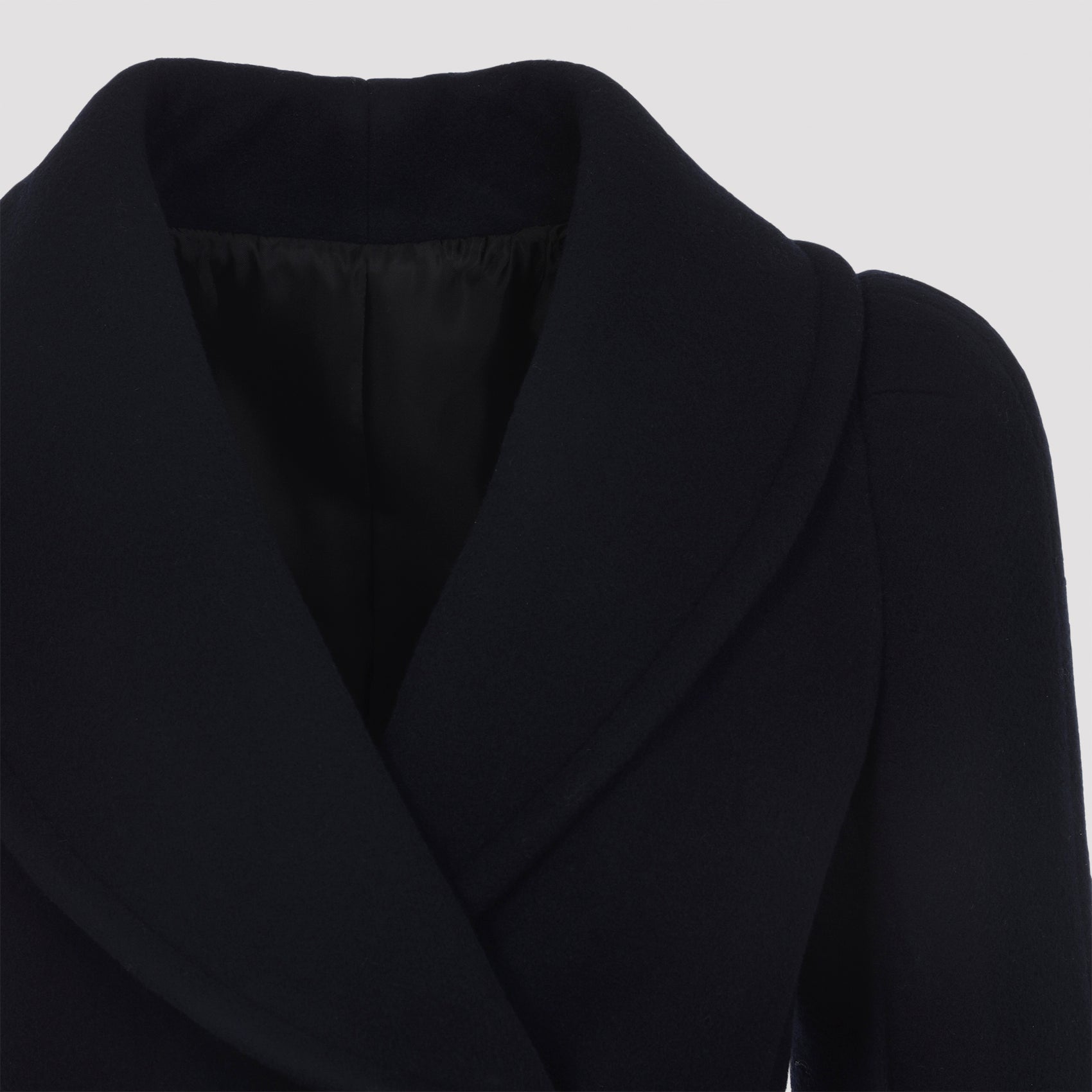 ALAIA Curved Wool Jacket for Women