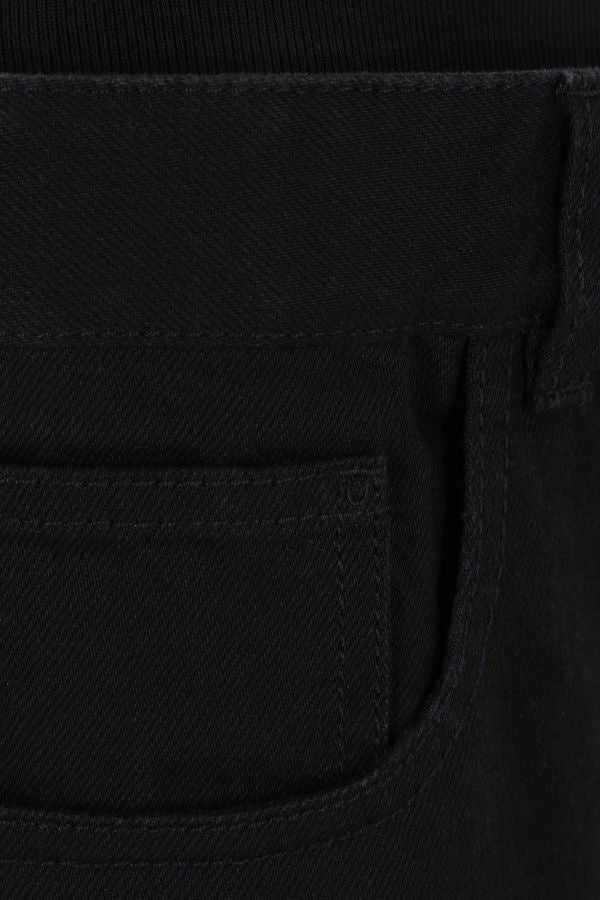 ALAIA Knit Waist Denim Jeans for Women