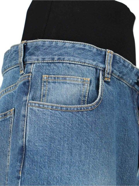 ALAIA Knit Waist Jeans for Women