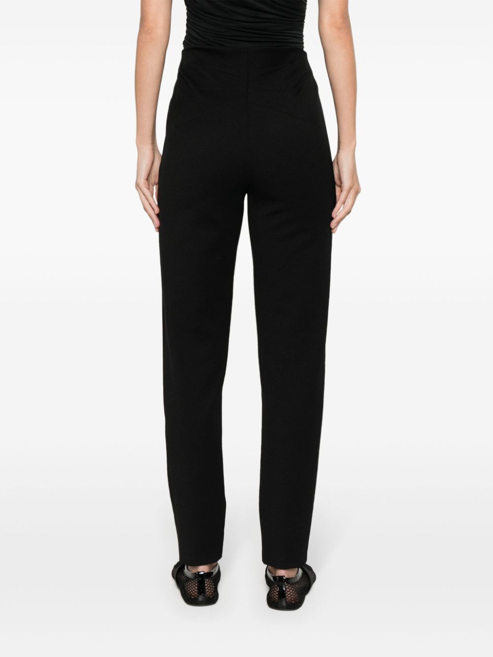 ALAIA High-Waist Fitted Legging Pants