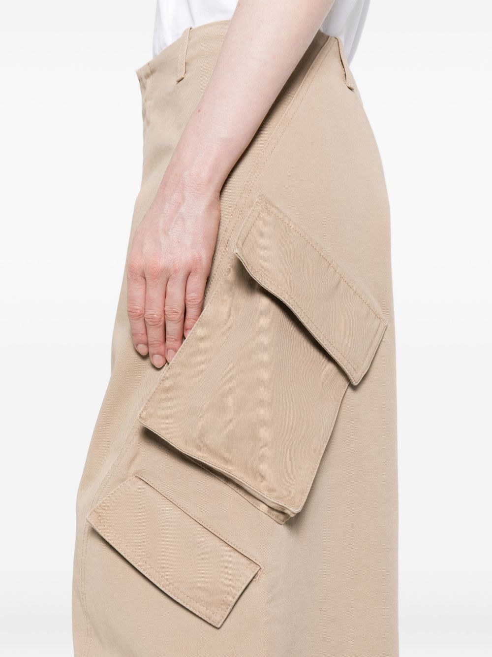 ALAIA Women's Straight Leg Cargo Pants