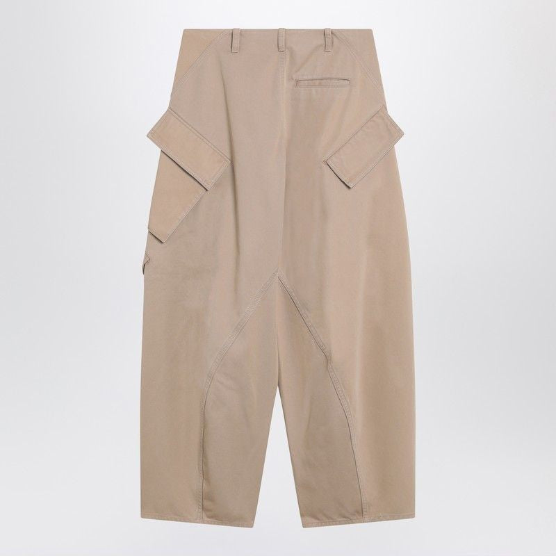 ALAIA Mid-Rise Chino Cargo Pants for Women