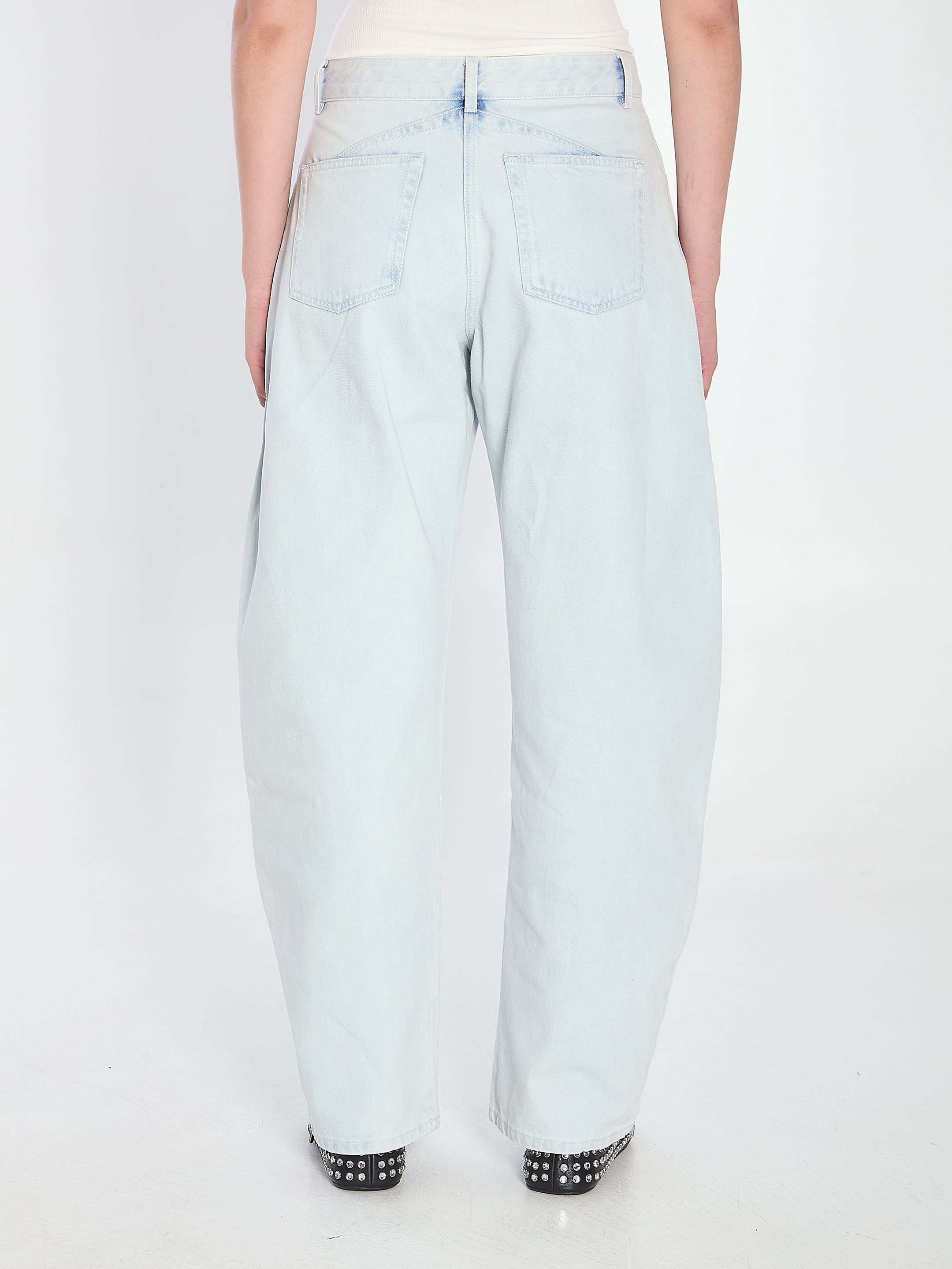 ALAIA Low Round Jeans for Women