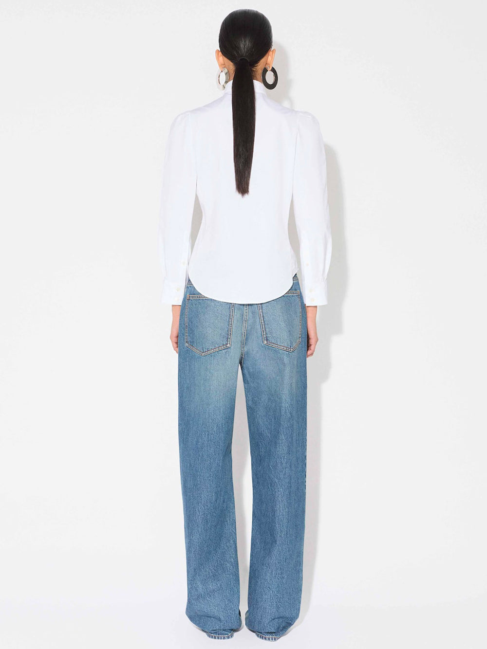 ALAIA Low-Rise Denim Pants for Women