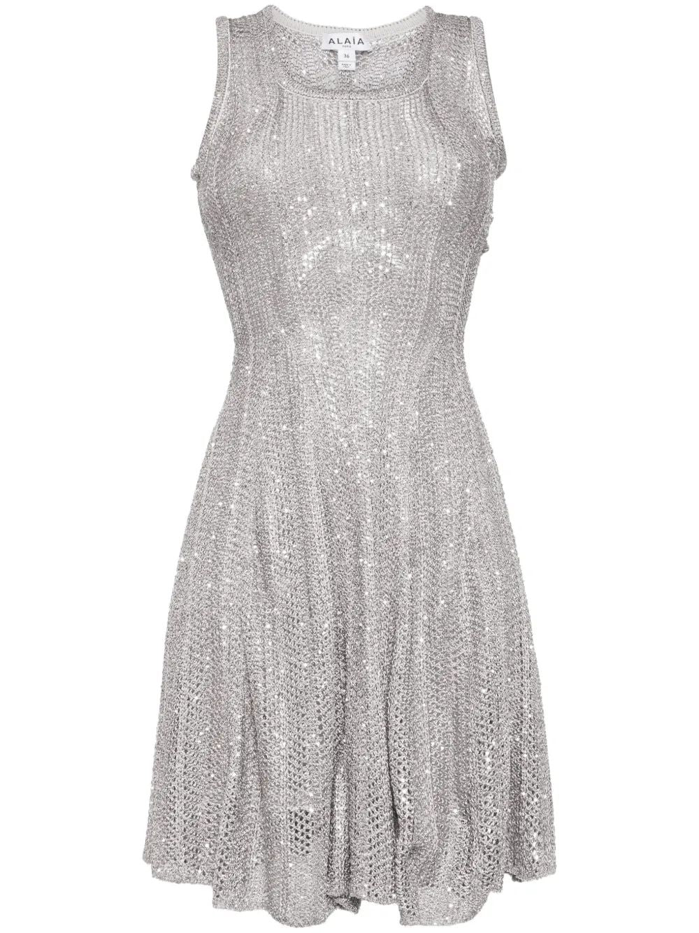 ALAIA Mini Sequin Dress