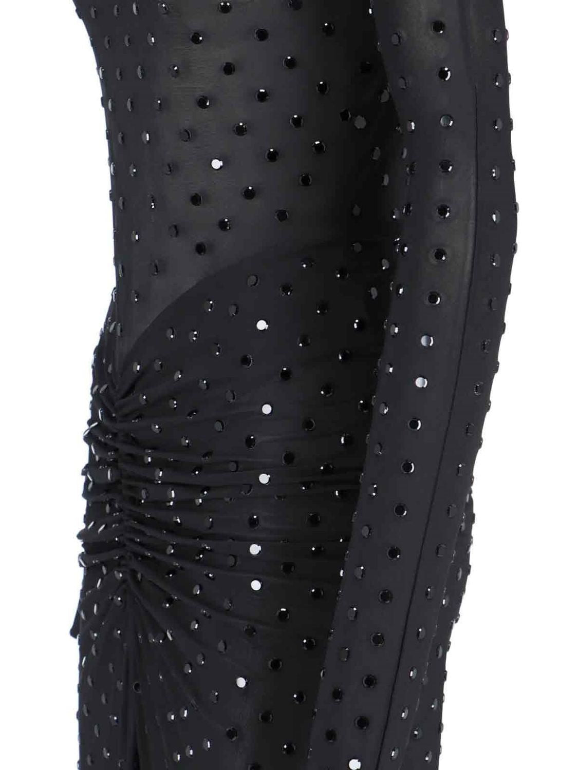 ALAIA Rhinestone Embellished Long Dress for Women