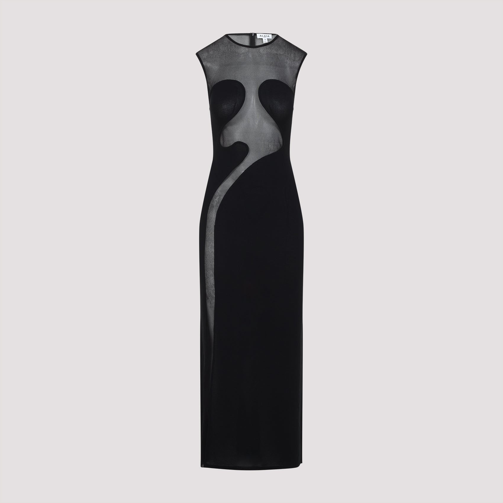 ALAIA Sleeveless Molded Midi Dress