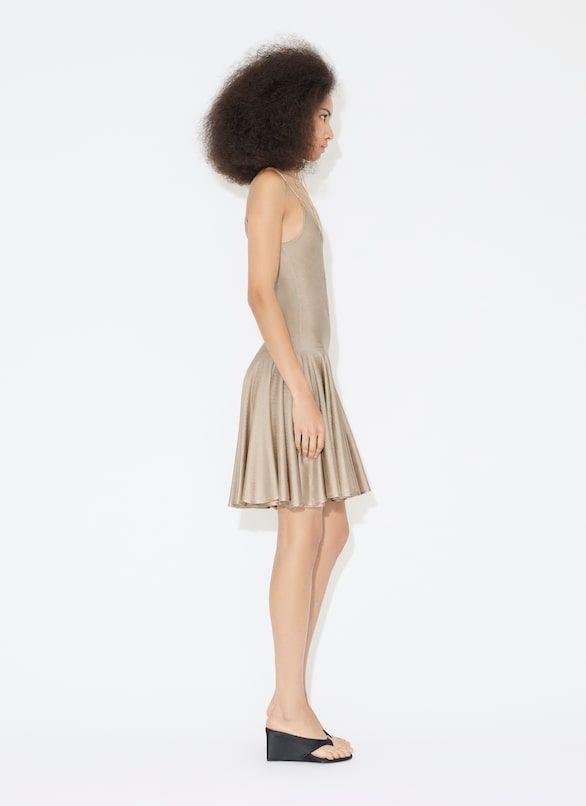 ALAIA Viscose Strappy Mini Dress