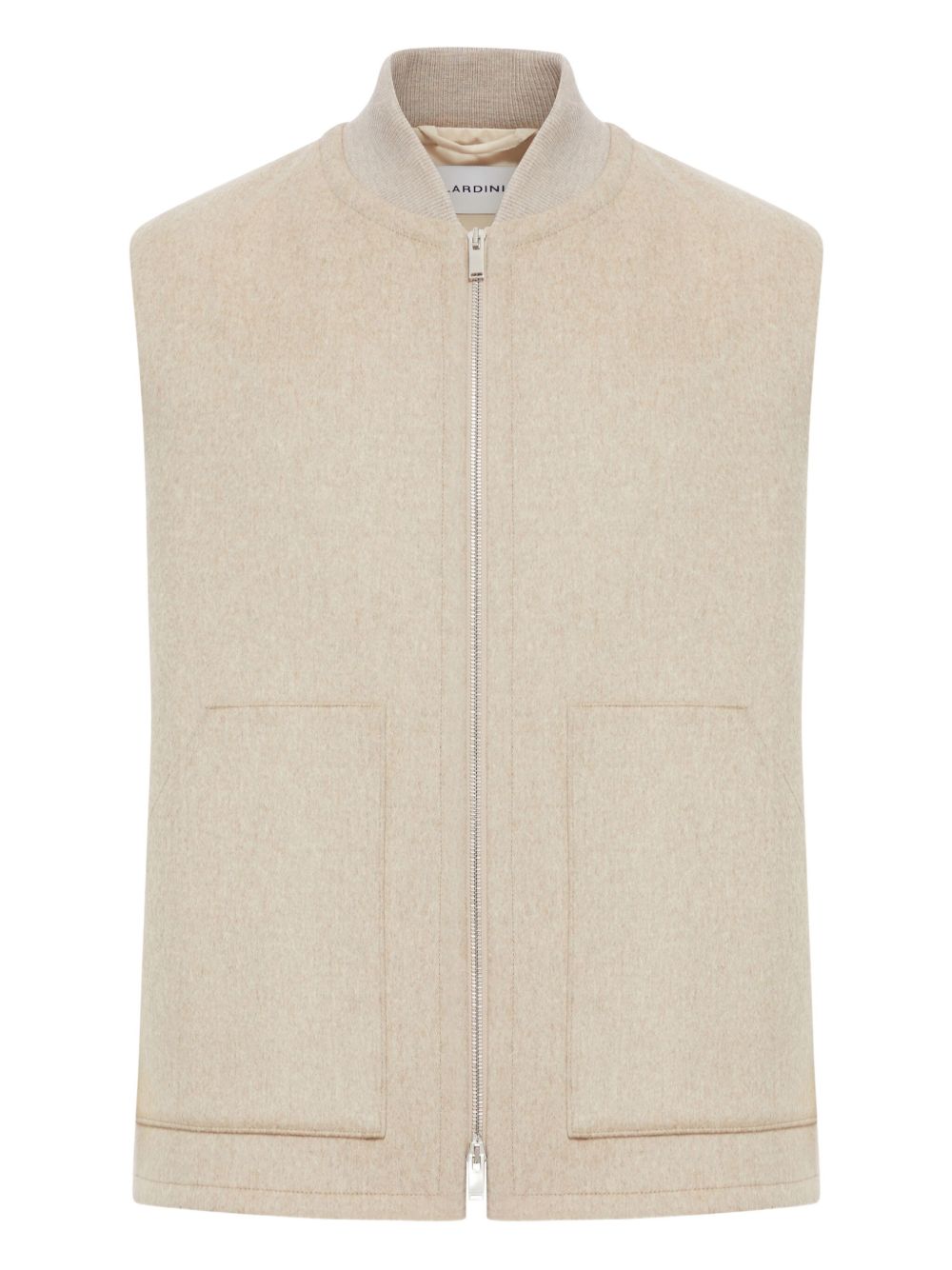 LARDINI Wool Zip Fastening Jacket for Men