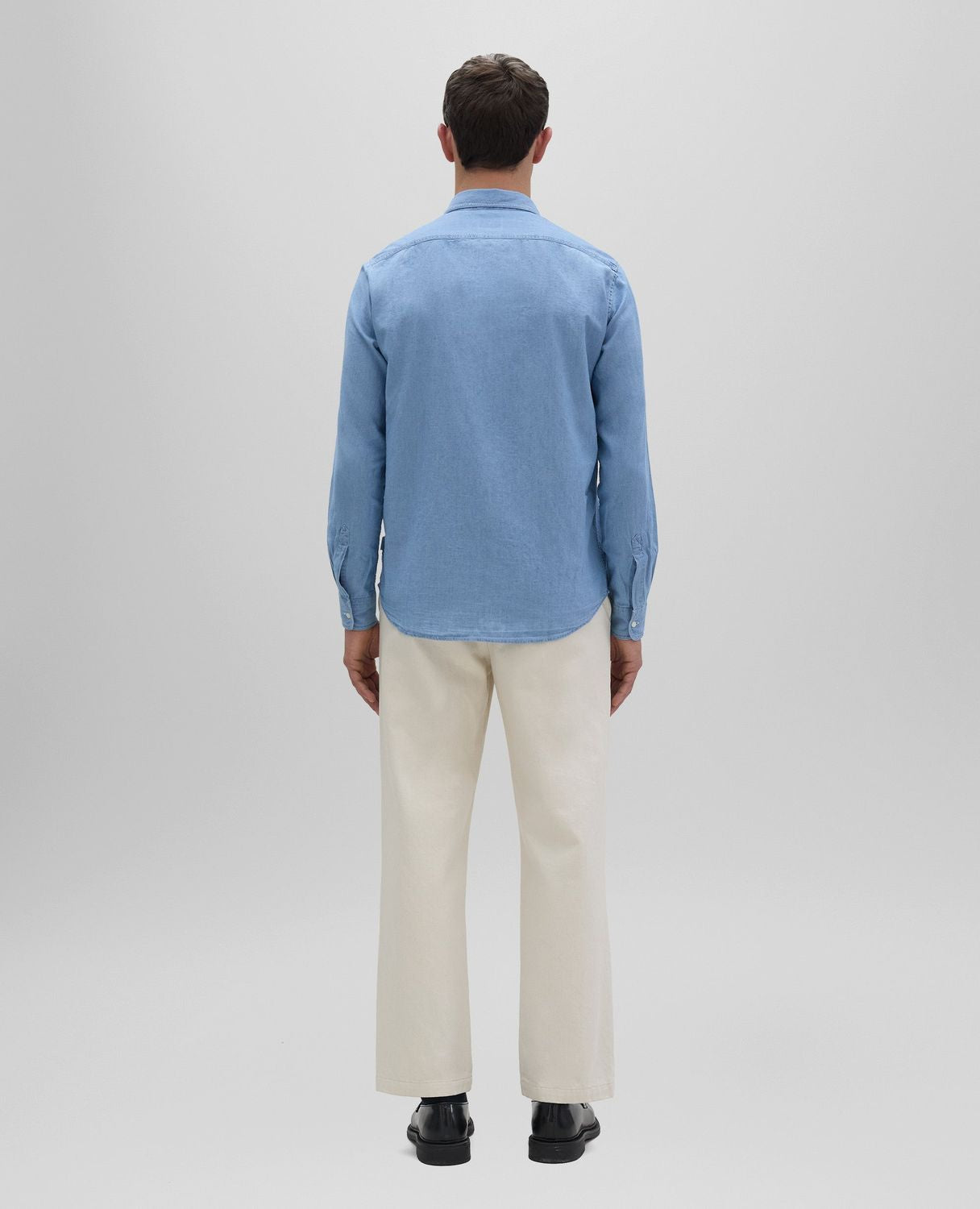 ASPESI Slim Fit Mini Denim Shirt for Men