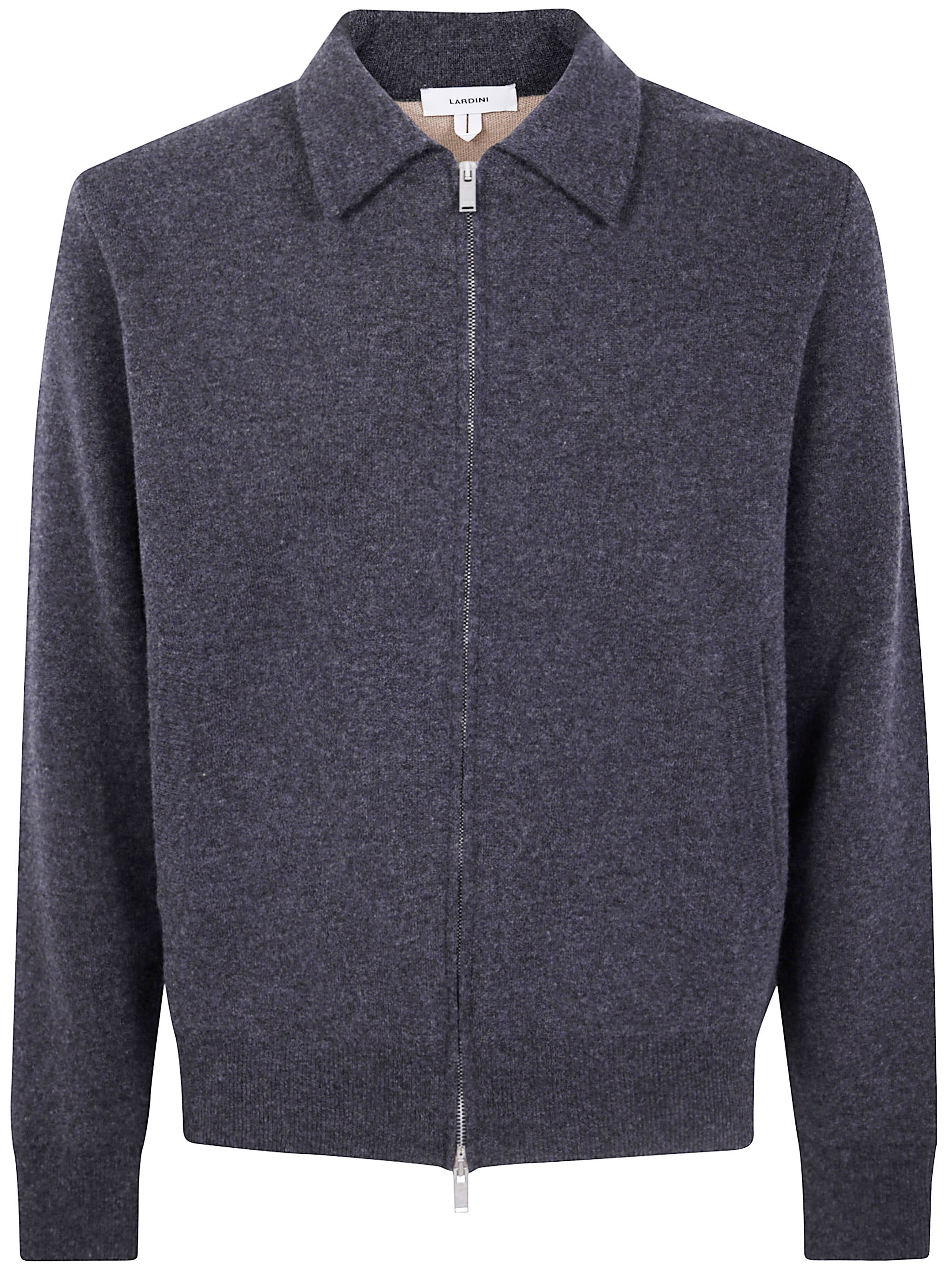 LARDINI Double Knit Bomber Jacket for Men
