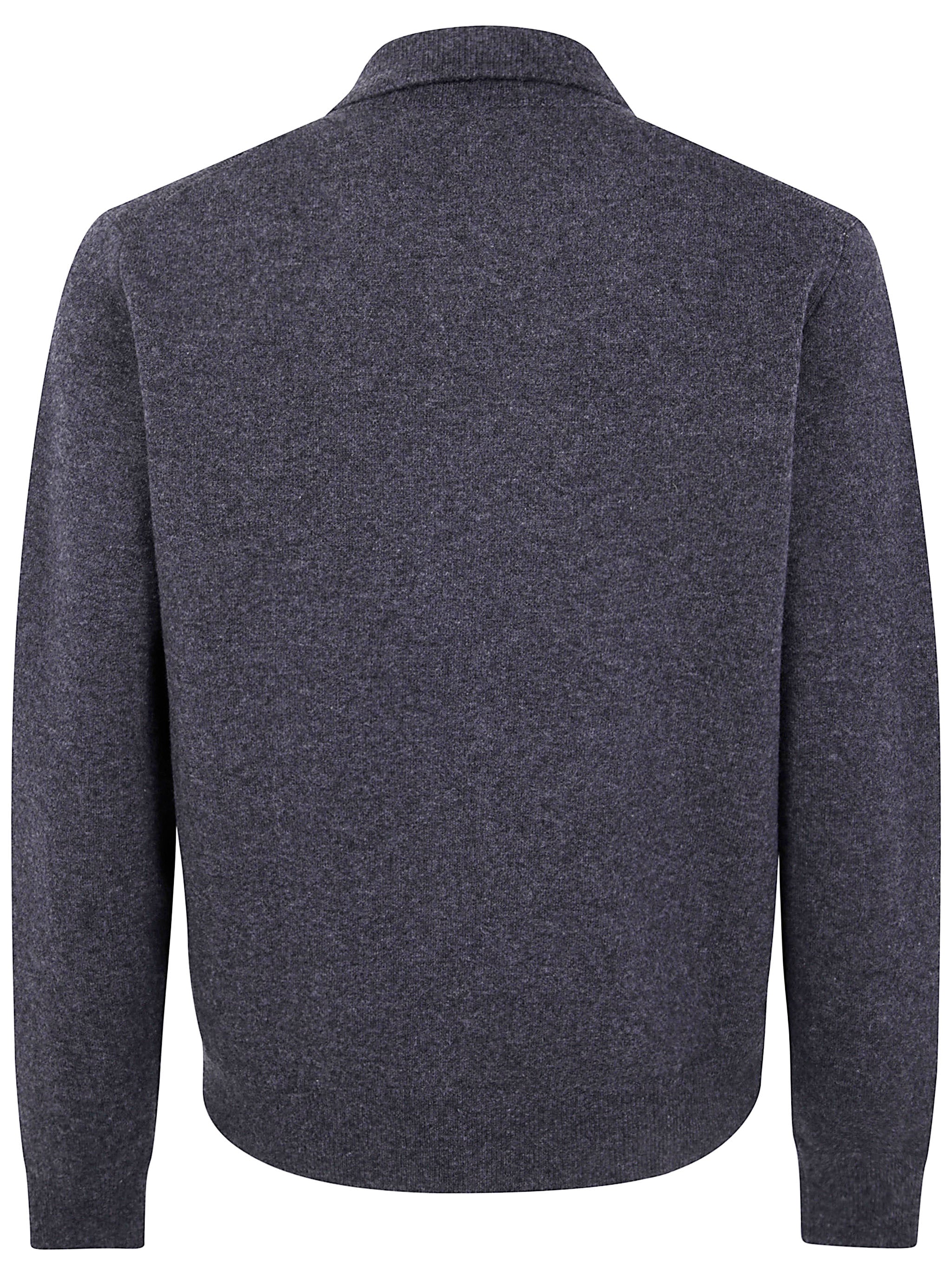 LARDINI Double Knit Bomber Jacket for Men