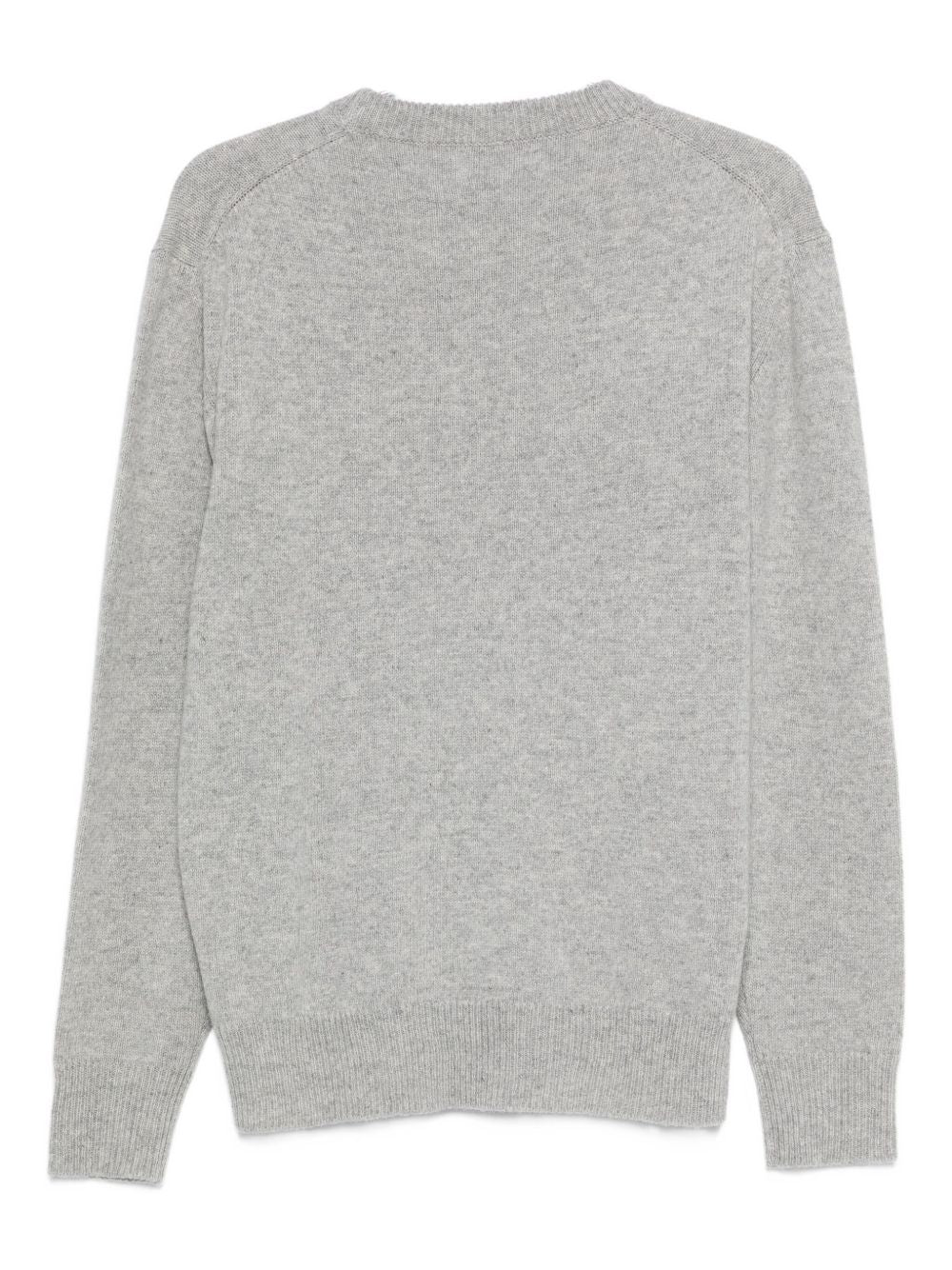 LARDINI Classic Crewneck Wool and Alpaca Blend Sweater