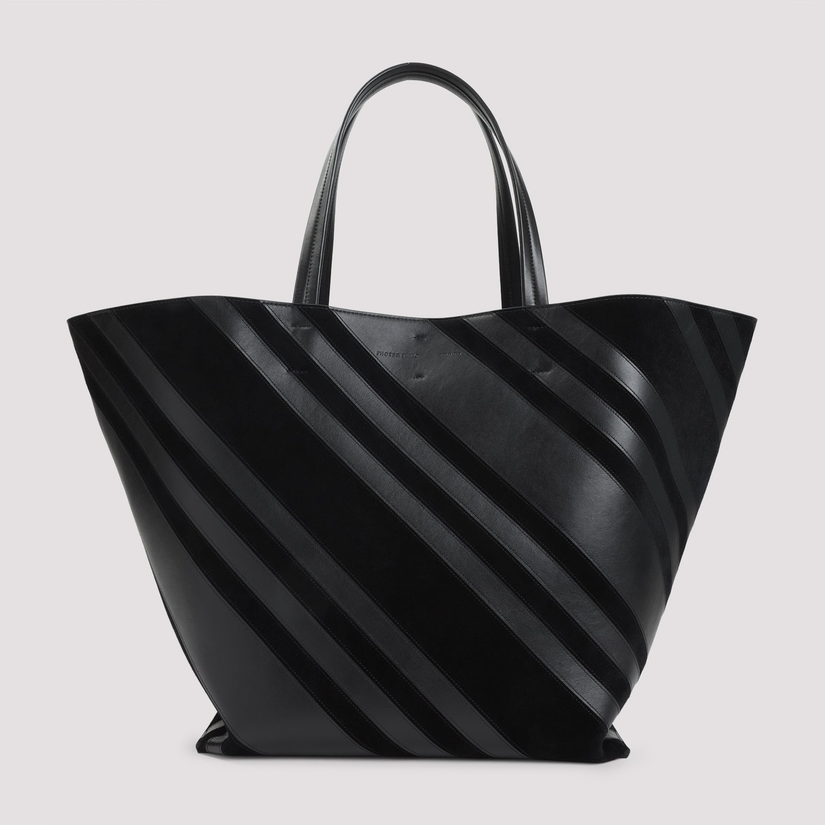 PHOEBE PHILO Mini Leather Basket Shoulder Handbag - FW25