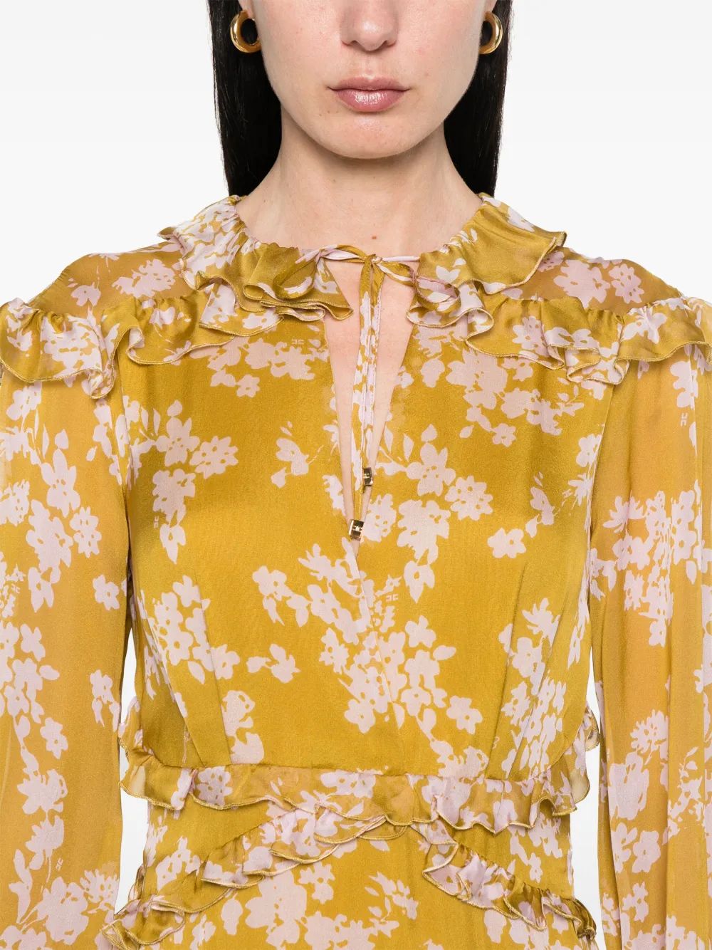 ELISABETTA FRANCHI Floral Mini Dress for Women